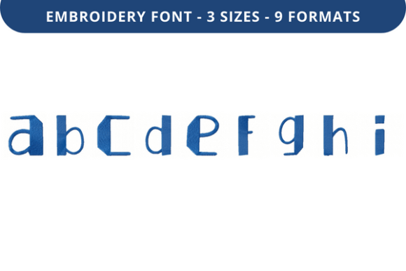 Book Chisels Font a to I: The Embroidery Typeface Redefining Personalization for Creators and Brands