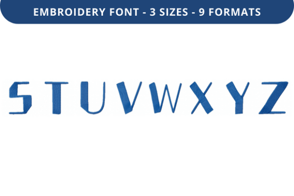 Book Chisels Font S to Z: Elegant Embroidery for Names & Quotes