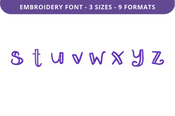 Boxed Sage Font S to Z: Elevating Personalization in Modern Embroidery Design