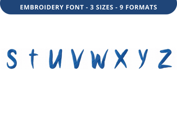 Cat Claws Font S to Z: The Embroidery Font Redefining Personalization for Creative Professionals