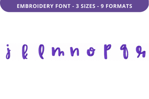 Country Garden Font J to R: Elegant, Machine-Embroidery-Ready Lettering for Personalized Fabric Projects