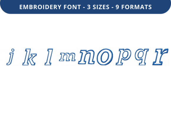 Sells Word Font J to R: A Premium Embroidery Font for Personalized Fabric Designs