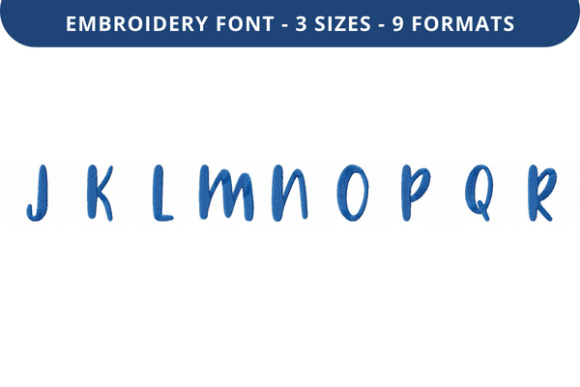 Sugar Buns Font J to R: A Thoughtful Choice for Personalized Embroidery Projects